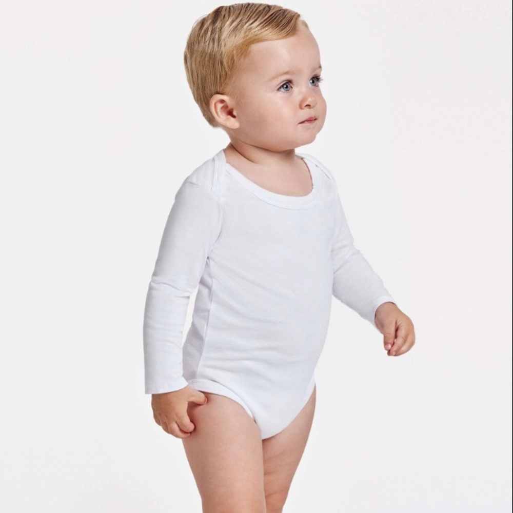 White long sleeve onesie | size 24-36m
